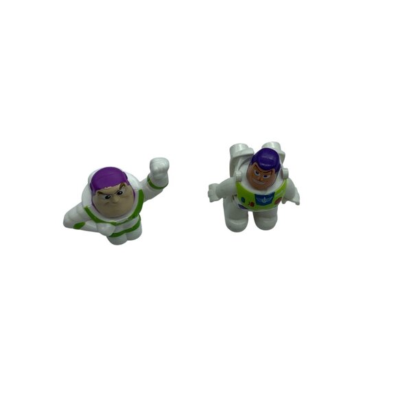 Disney Buzz Lightyear Mini Figures Set Of 2 Toy Story Cake Topper LEGO Duplo - Picture 6 of 8